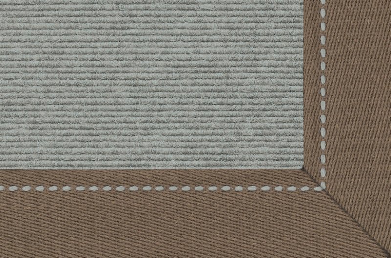 Tretford Interland Teppich mit Leinenbordüre 515 648