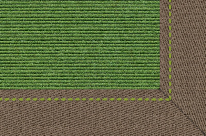 Tretford Interland Teppich mit Leinenbordüre 580 580